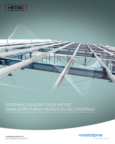 Capa do Catálogo de Sistemas Construtivos METSEC