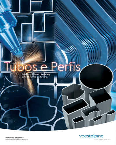 Capa do Catálogo de Tubos e Perfis da Voestalpine